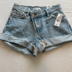 PacSun light washed vintage cut off shorts